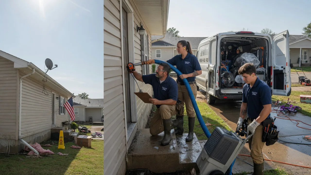 Ceiling Water Damage Restoration in Arbela, MO near me